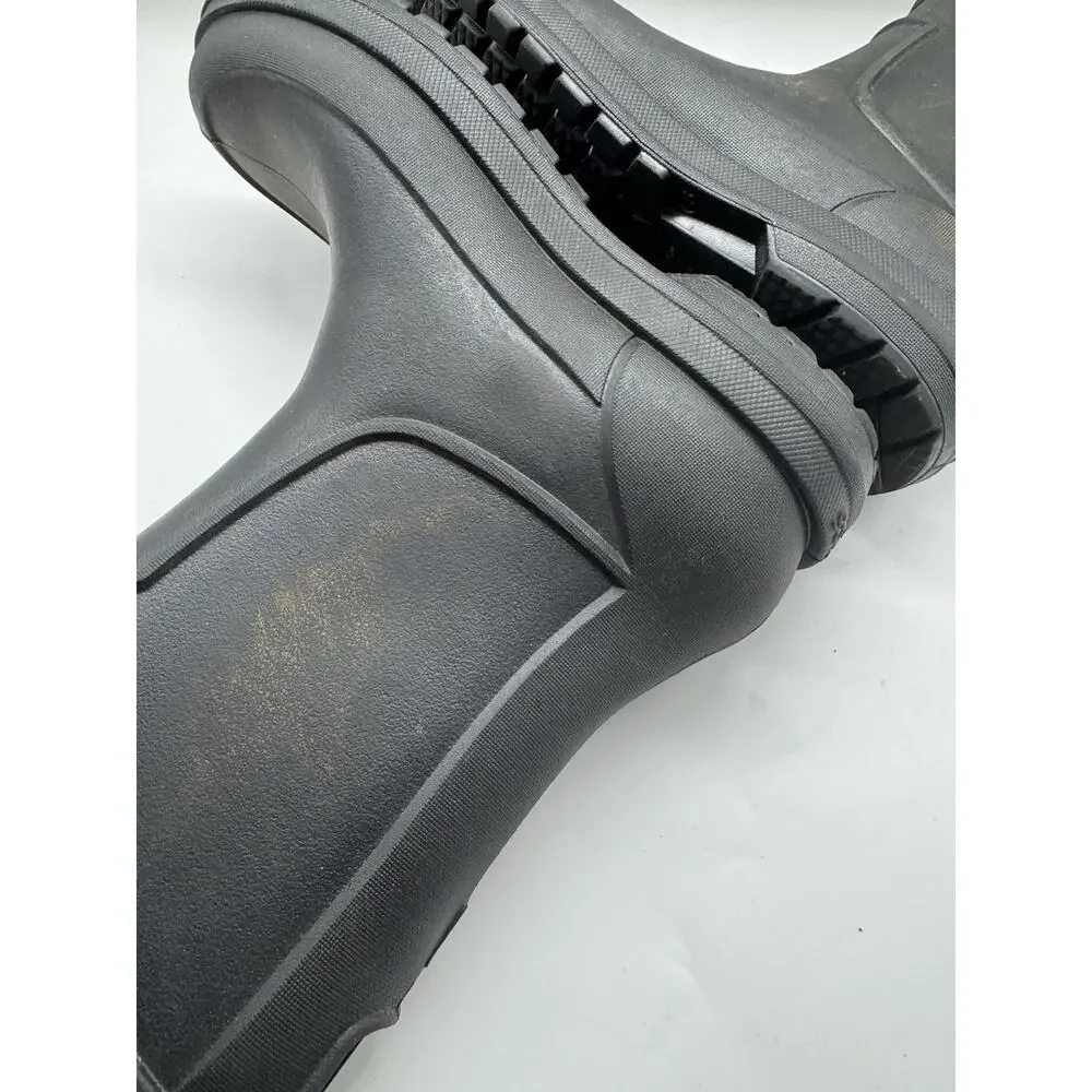 Crocs AllCast Black Waterproof Rubber Rain Boots Men's Size 8